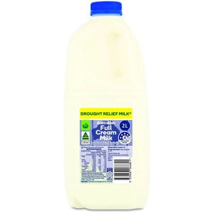 Woolworths Drought Relief Full Cream Milk 2l