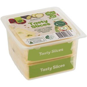 Woolworths Tasty Cheese Slices 500g