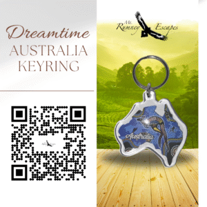 Dreamtime Australia Keyring