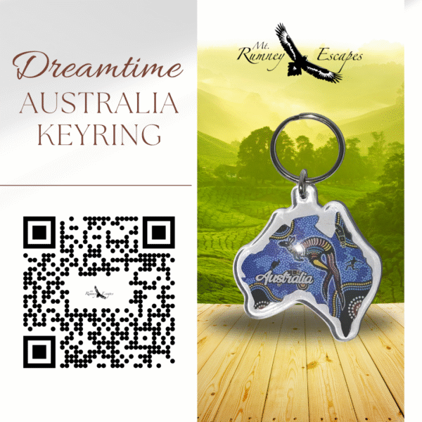 Dreamtime Australia Keyring