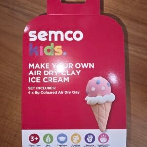 Semco Kids Air Dry Clay Ice Cream Kit