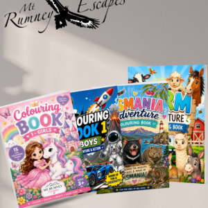 Mt Rumney Escapes Tasmania Colouring Books for Kids