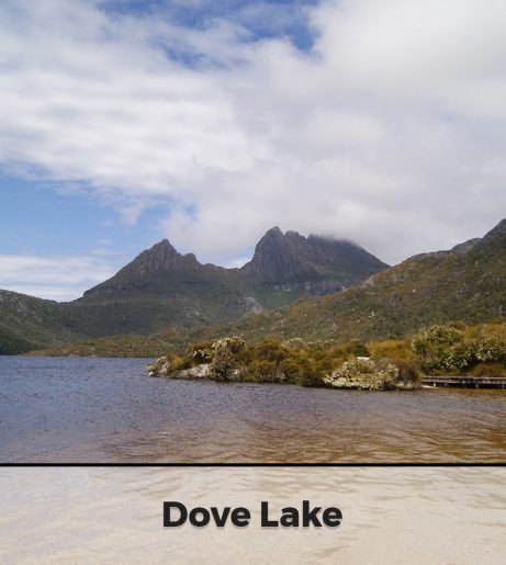 Dove Lake. Mt Rumney Escapes Accommodation
